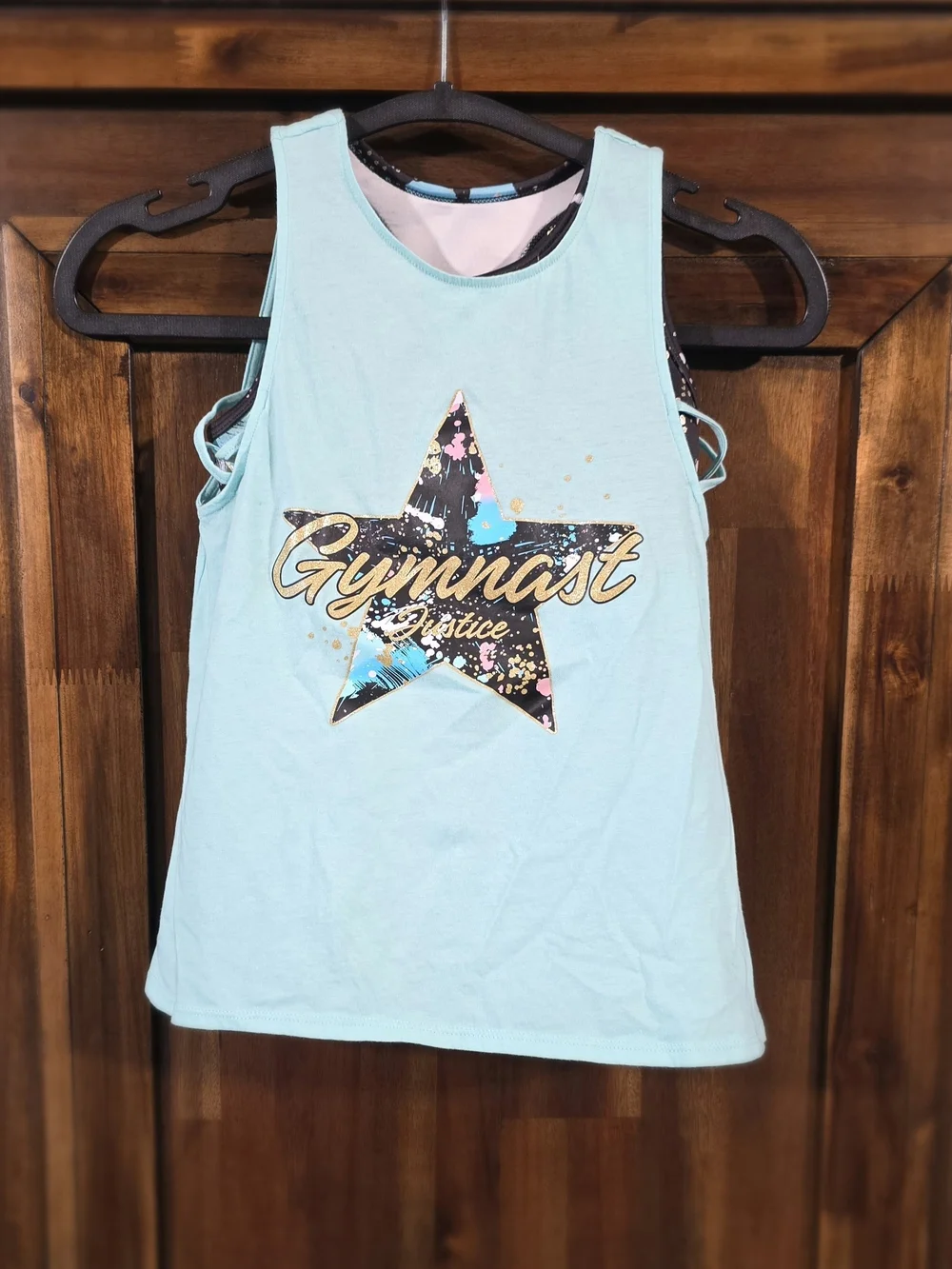 Justice mint racerback